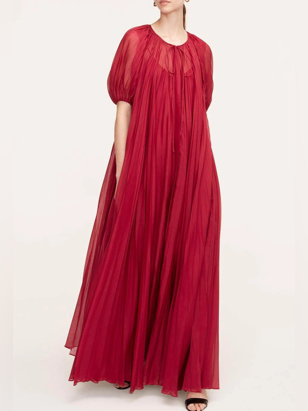 Rebecca Taylor Sunburst Pleat Dress